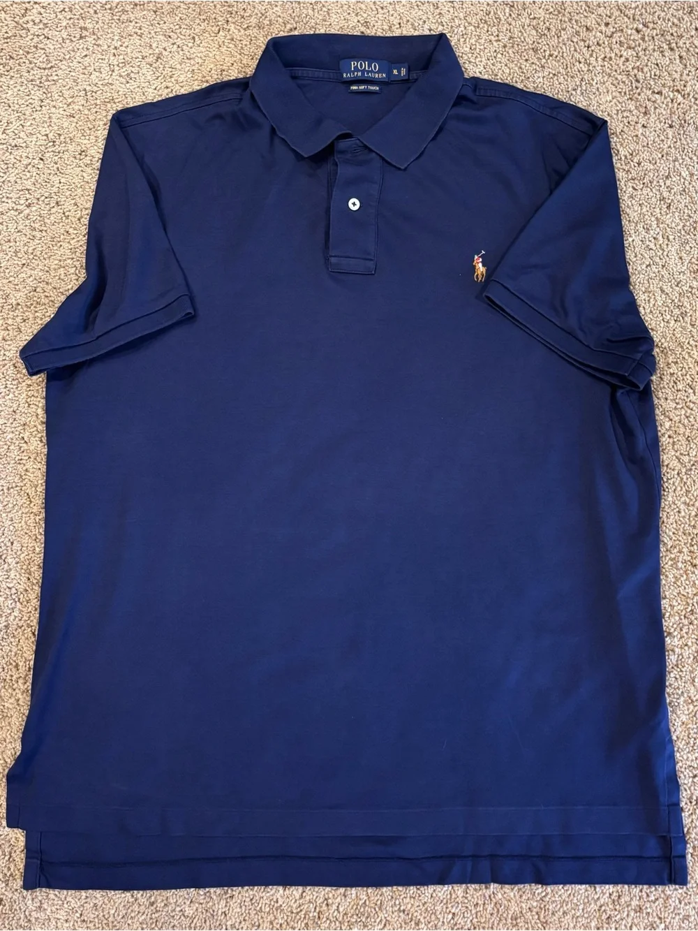 Polo by Ralph Lauren Men’s Classic Navy Short-Sleeve Polo Shirt